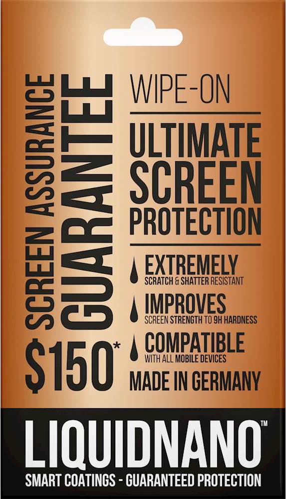 LiquidNano™ Universal Screen Protection for all mobile devices