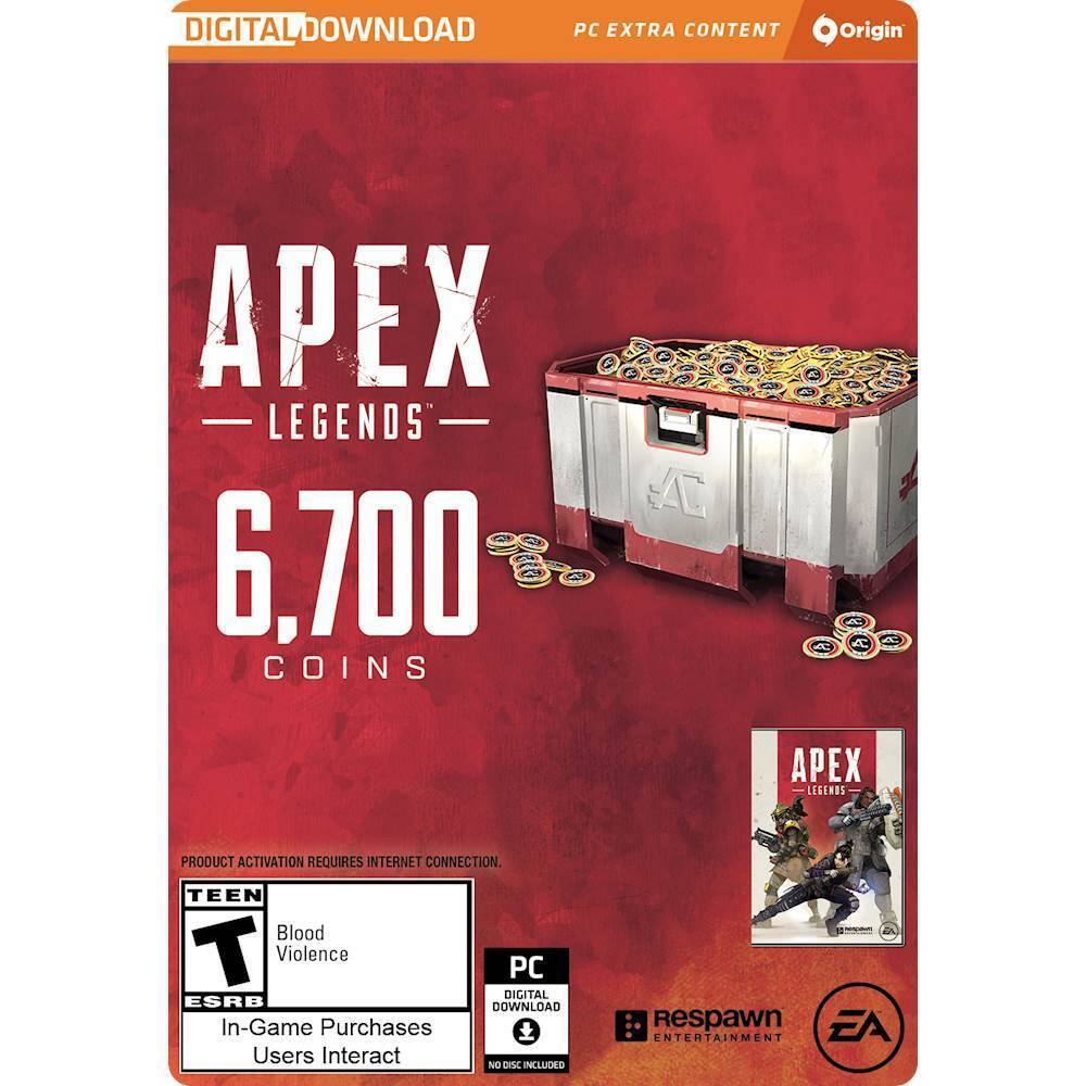 Front. Electronic Arts - Apex Legends 6,700 Coins.