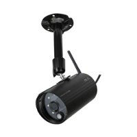 ALC - Observer Indoor/Outdoor Wireless Network Surveillance Camera - Black - Front_Zoom