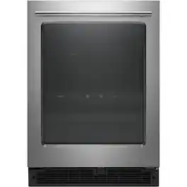 Whirlpool - 14-Bottle Dual Zone Wine Refrigerator - Stainless Steel