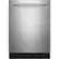 Front. Whirlpool - 5.1 Cu. Ft. Built-In Mini Fridge - Stainless Steel.