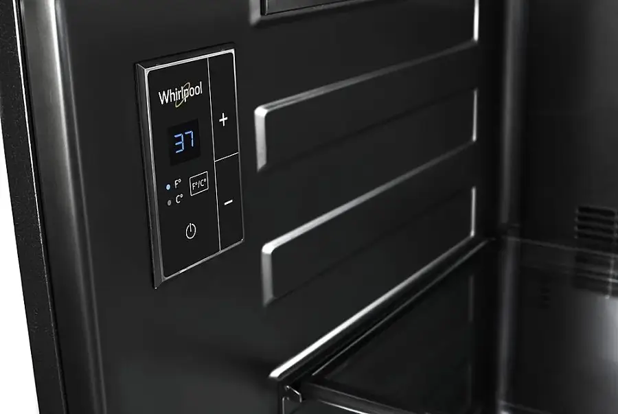 Alt View 16. Whirlpool - 5.1 Cu. Ft. Built-In Mini Fridge - Stainless Steel.