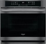 Front. Frigidaire - Gallery Series 30" Built-In Single Electric Convection Wall Oven - Black Stainless Steel.