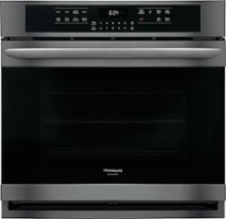 Frigidaire - Gallery Series 30" Built-In Single Electric Convection Wall Oven - Black Stainless Steel - Front_Zoom