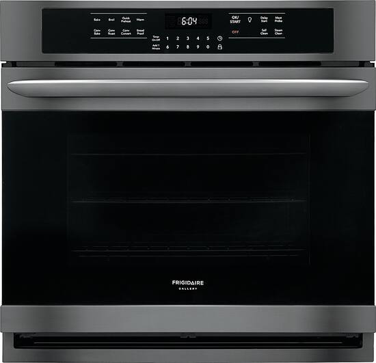 Frigidaire Gallery Series 30 Built In Single Electric Convection Wall Oven Black Stainless Steel Fgew3066ud Best Buy