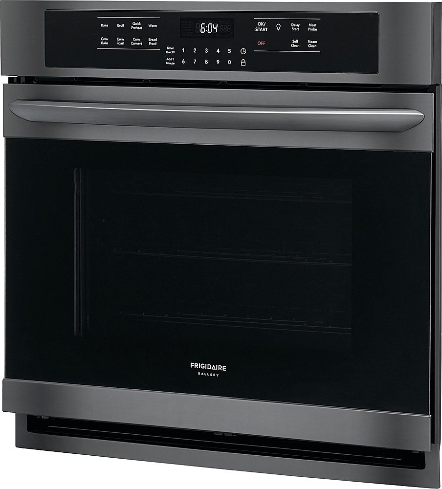 Frigidaire - Gallery Series 30" Built-In Single Electric Convection Frigidaire Oven Black Stainless Steel