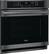 Left. Frigidaire - Gallery Series 30" Built-In Single Electric Convection Wall Oven - Black Stainless Steel.