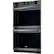 Left. Frigidaire - Gallery Series 30" Built-In Double Electric Convection Wall Oven - Black stainless steel.