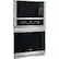 Angle. Frigidaire - Gallery Series 27" Double Electric Convection Wall Oven with Built-In Microwave - Stainless steel.