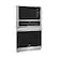 Left. Frigidaire - Gallery Series 27" Double Electric Convection Wall Oven with Built-In Microwave - Stainless steel.