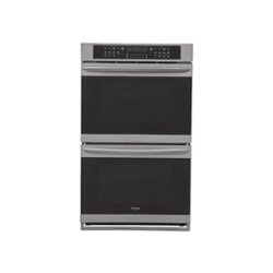 Frigidaire - Gallery Series 27" Built-In Double Electric Convection Wall Oven - Black Stainless Steel - Front_Zoom