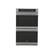 Front. Frigidaire - Gallery Series 27" Built-In Double Electric Convection Wall Oven - Black Stainless Steel.