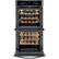 Alt View 14. Frigidaire - Gallery Series 27" Built-In Double Electric Convection Wall Oven - Black Stainless Steel.