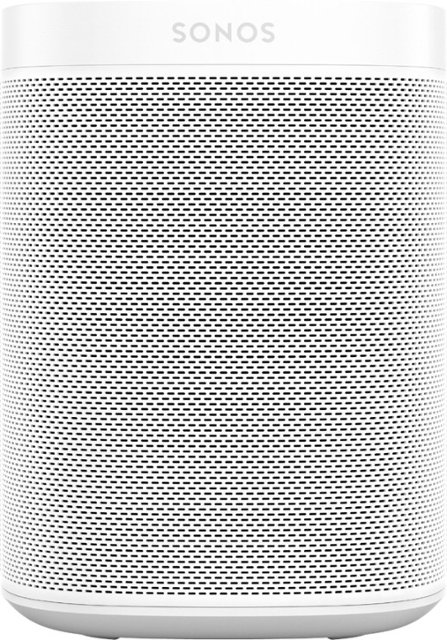 Front Zoom. Sonos - One (Gen 2) Smart Speaker with Voice Control built-in - White.