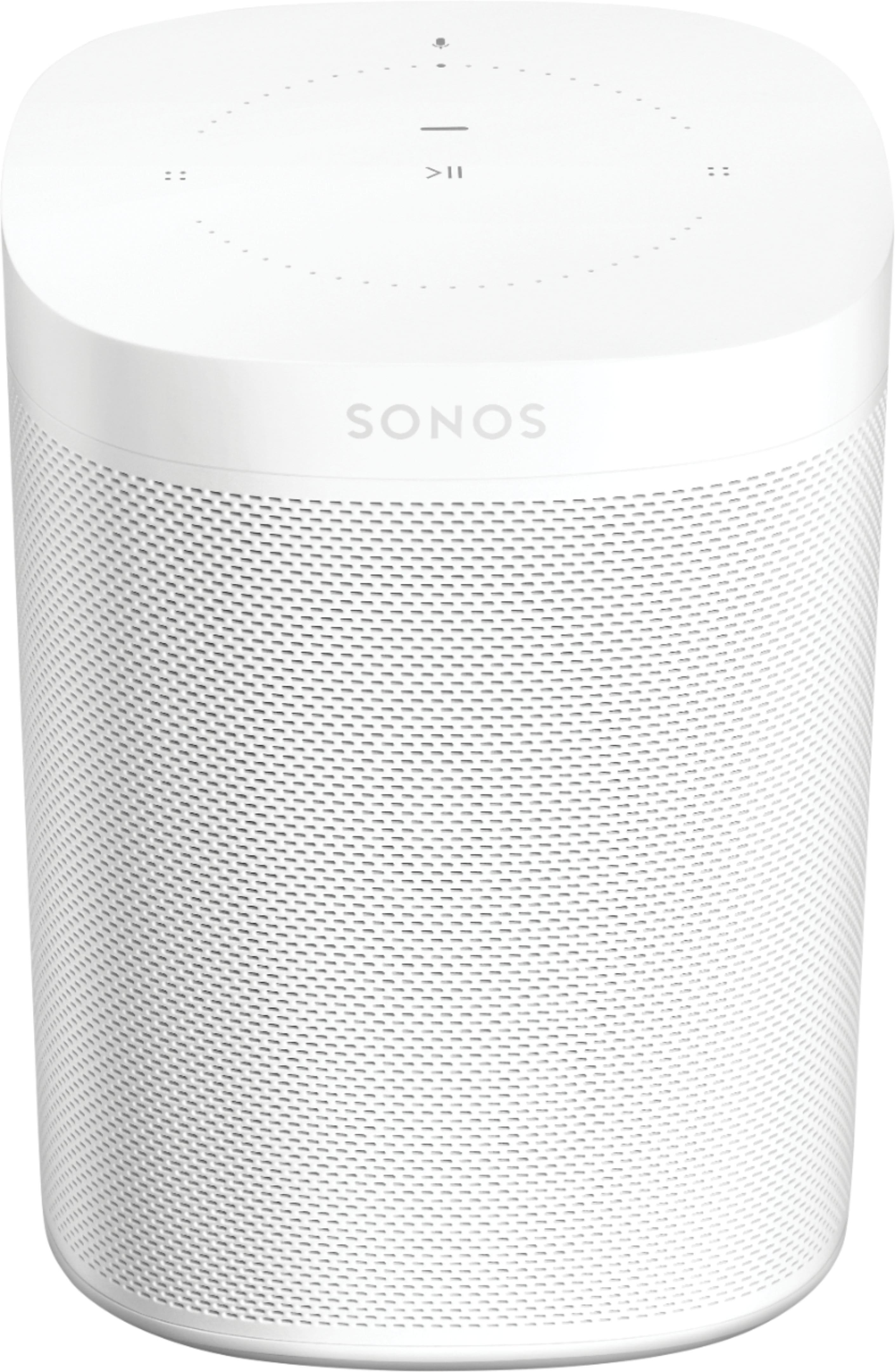 Alt View 13. Sonos - One (Gen 2) Smart Speaker with Voice Control built-in - White.