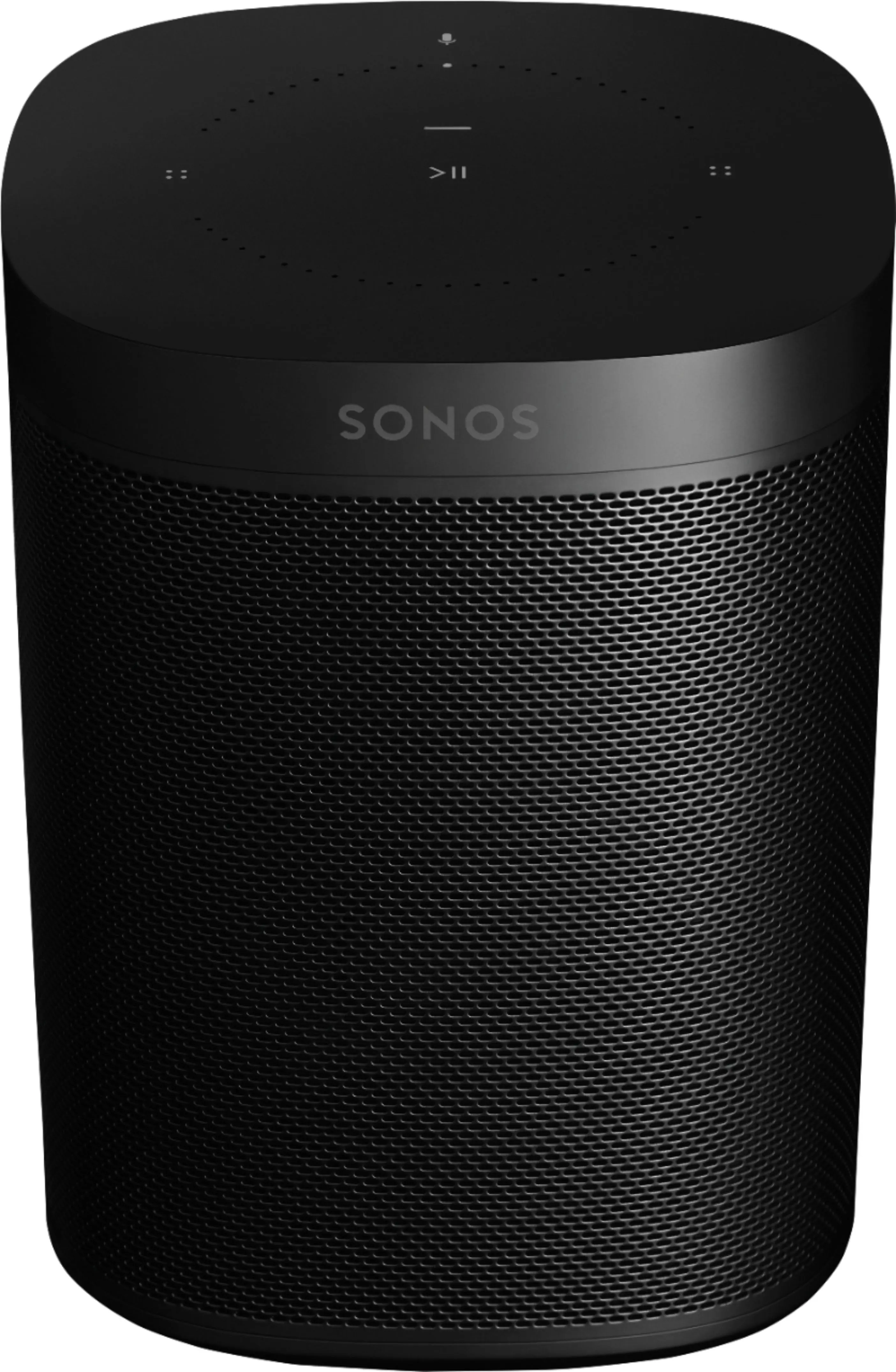 Alt View 15. Sonos - One (Gen 2) Smart Speaker with Voice Control built-in - Black.