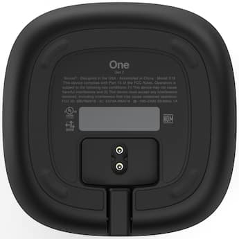 Sonos One (Gen 2) Smart Speaker with Voice Control built in Black Sonos One (Gen 2) Smart Speaker with Voice Control built in Black