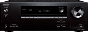 Onkyo - TX 5.2-Ch. with Dolby Atmos 4K Ultra HD HDR Compatible A/V Home Theater Receiver - Black - Front_Zoom