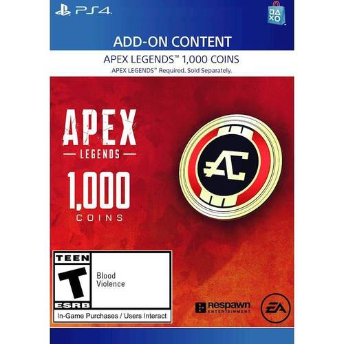 Apex Legends 1,000 Coins - PlayStation 4 [Digital]