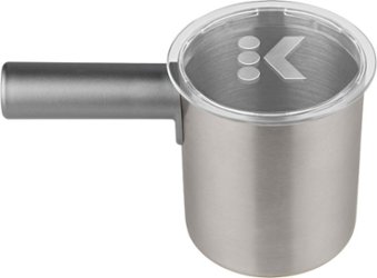 K-Café Milk Frother Cup for Keurig K-Café Coffee Makers - Nickel - Angle_Zoom