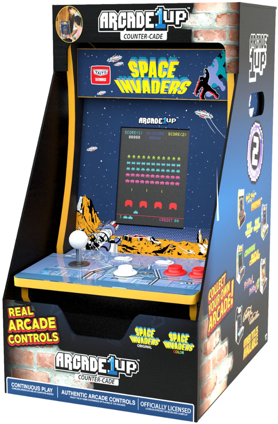 Best Buy: Arcade1Up Space Invaders Countercade Space Invaders 