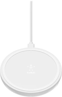 Belkin - BOOST UP 10W Qi Certified Wireless Charging Pad for iPhone®/Android - White