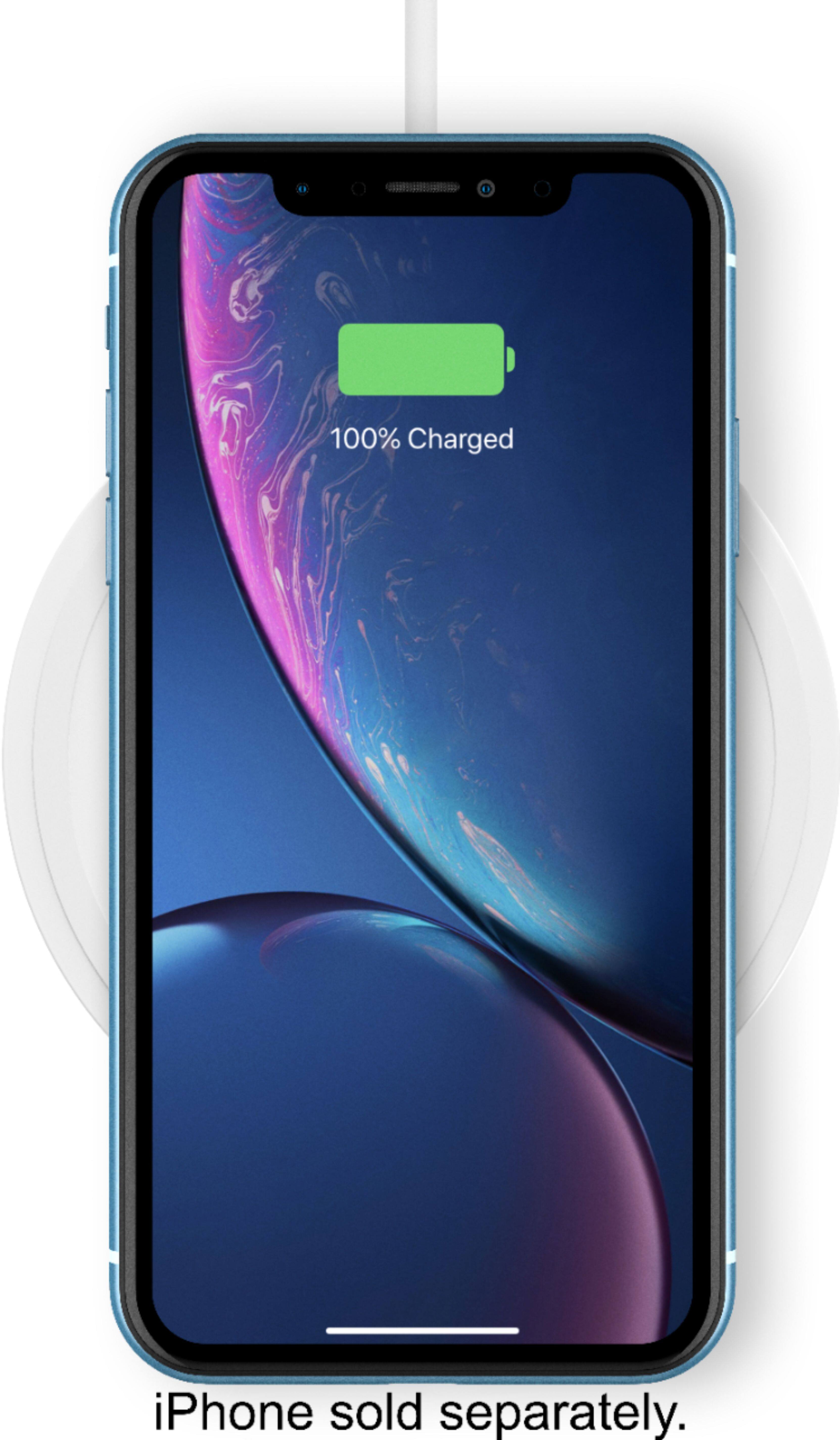 Alt View 15. Belkin - BOOST UP 10W Qi Certified Wireless Charging Pad for iPhone®/Android - White.