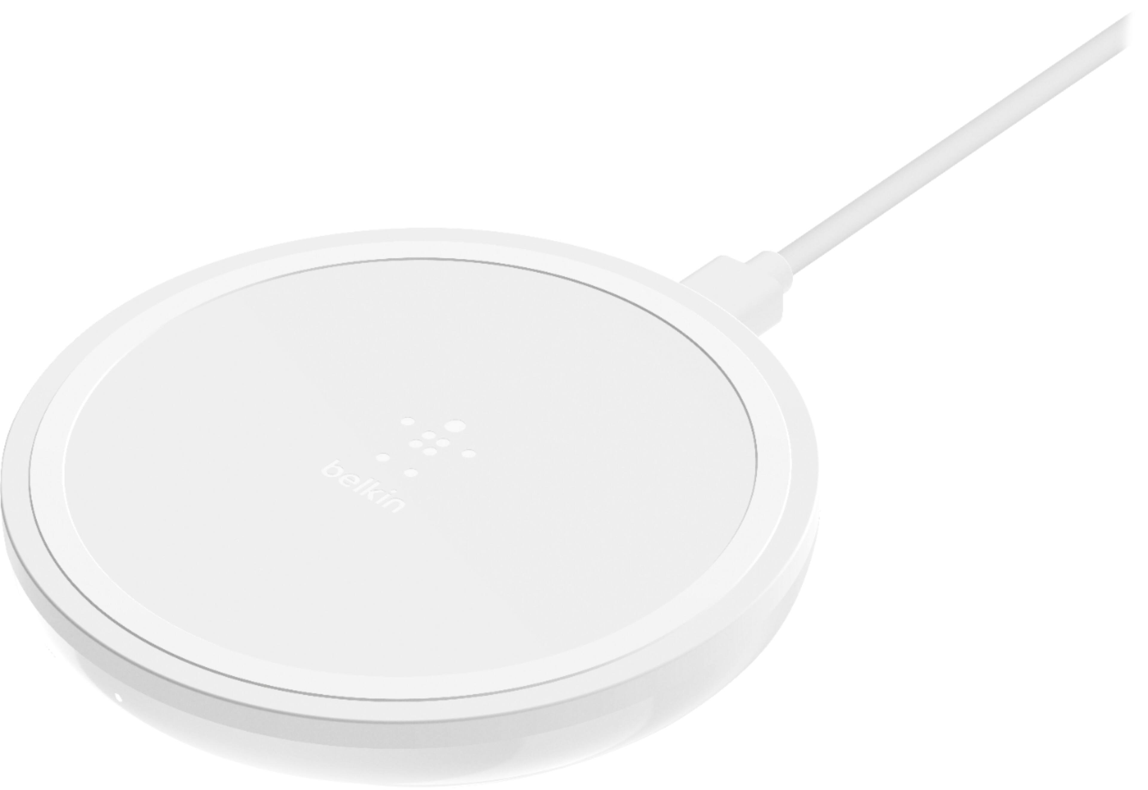 Alt View 16. Belkin - BOOST UP 10W Qi Certified Wireless Charging Pad for iPhone®/Android - White.