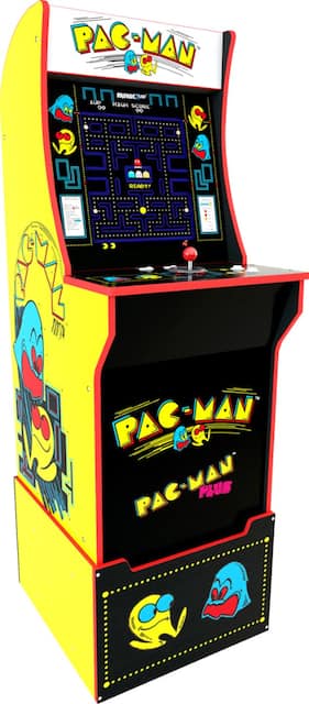 Arcade1Up Pac-Man Arcade Cabinet with Riser Black 815221026940 - Best Buy