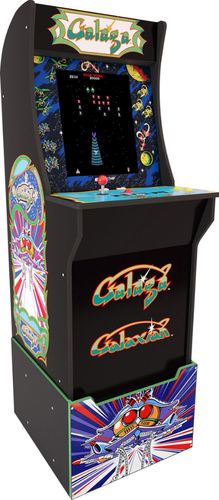 Rent to own Arcade1Up - Galaga Arcade Cabinet with Riser - Black