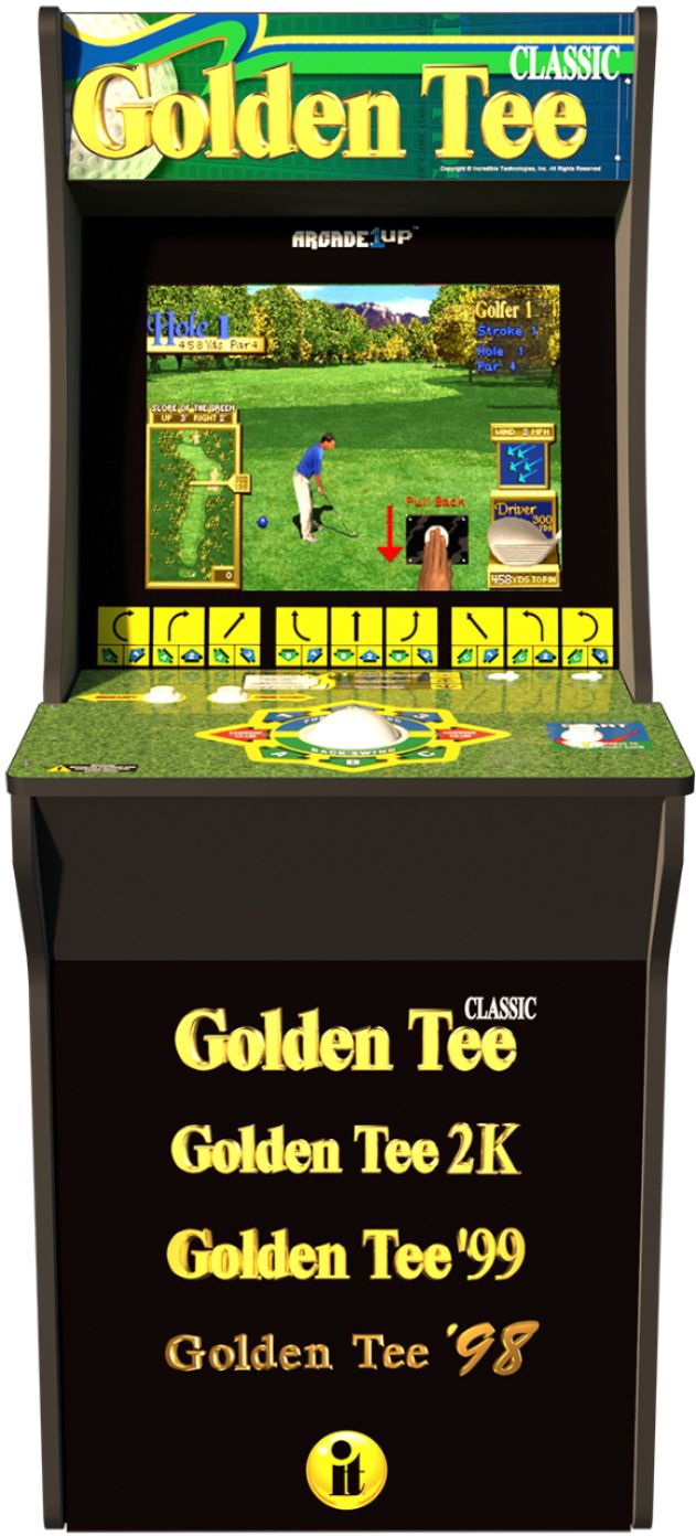 Arcade1Up Golden Tee Arcade Golden Tee Black 815221026964