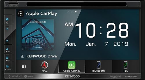 Kenwood - 6.8 - Android Auto/AppleÂ® CarPlayâ„¢ - Built-in Navigation - Bluetooth - In-Dash CD/DVD/DM Receiver - Black was $799.99 now $599.99 (25.0% off)