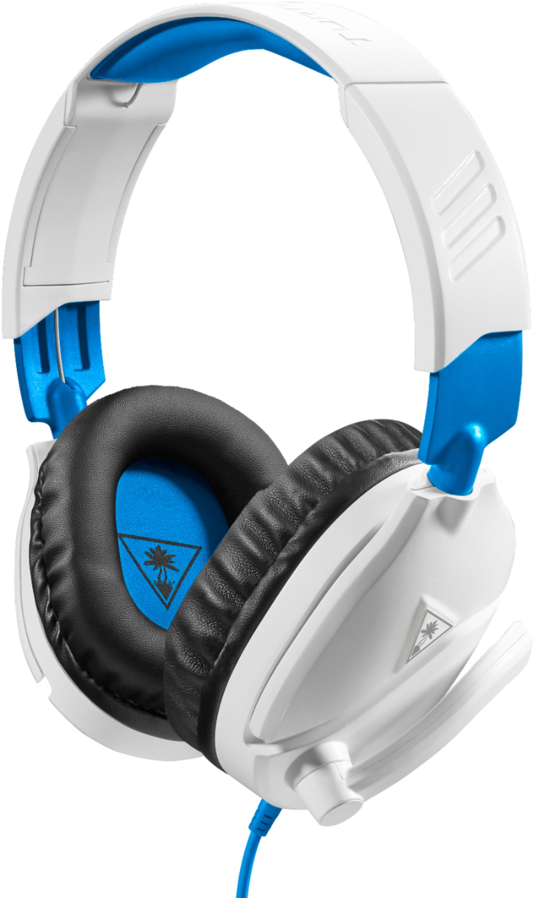 TBS-3455-01 70 Gaming for Beach Pro, Best & Recon PS4 Turtle Buy: Headset Wired PS5 PS4 Stereo White/Blue