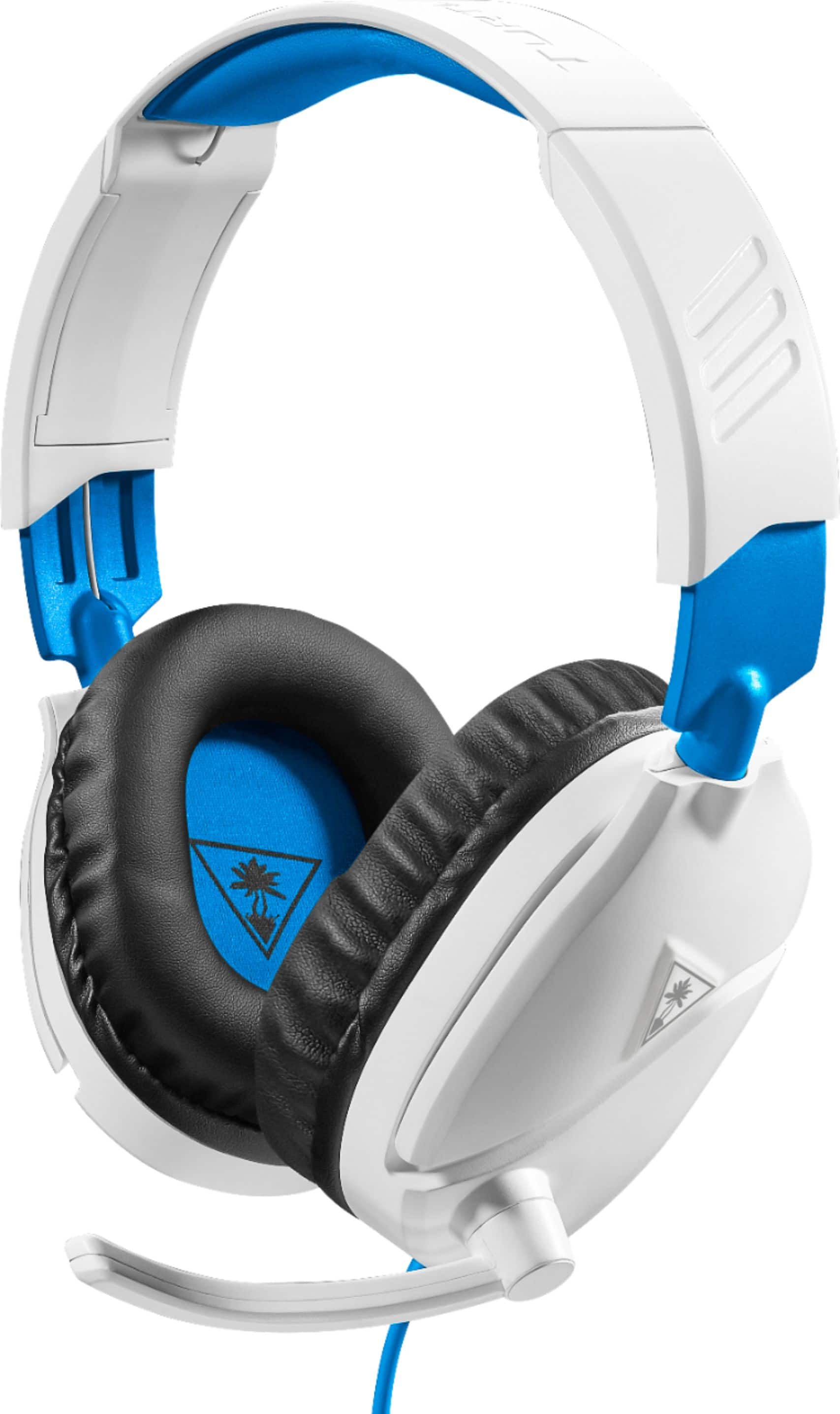 Left. Turtle Beach - Recon 70 Wired Stereo Gaming Headset for PS4 Pro, PS4 & PS5 - White/Blue.