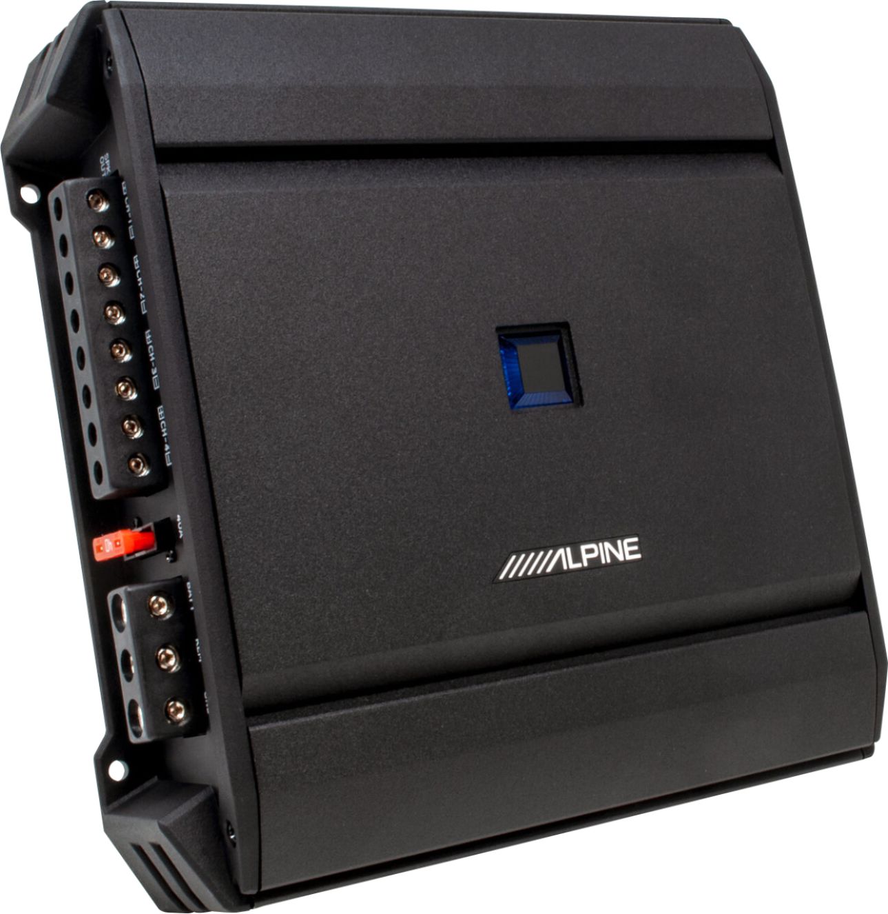 Angle View: KICKER - DXA Class D Bridgeable Multichannel Amplifier with Variable Crossovers - Black