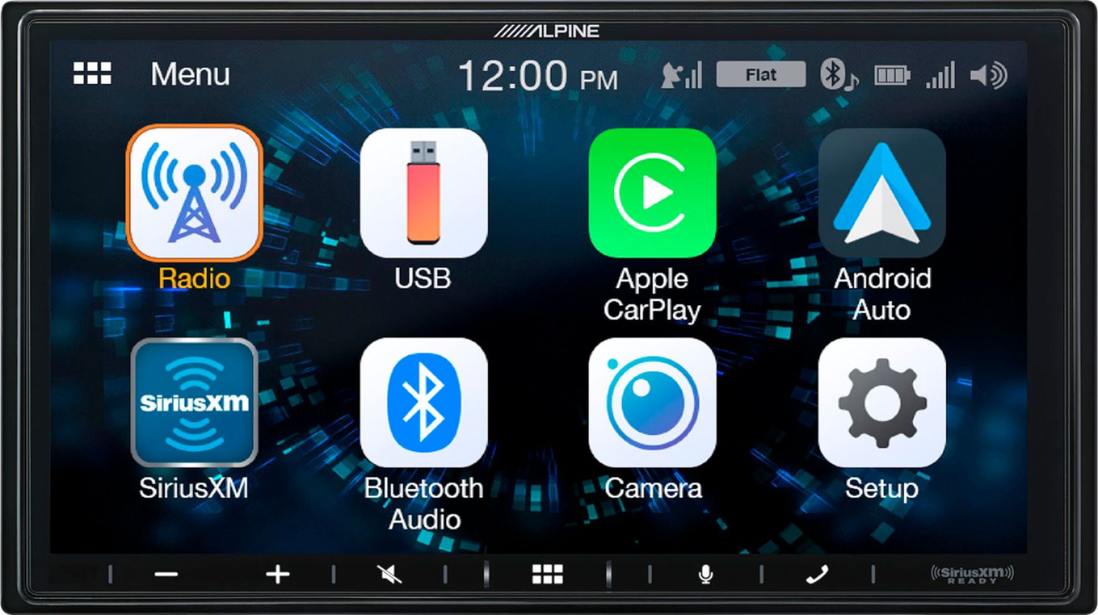 Alpine - 7" - Android Auto/Apple® CarPlay™ - Built-in Bluetooth - In-Dash Digital Media Receiver - Black