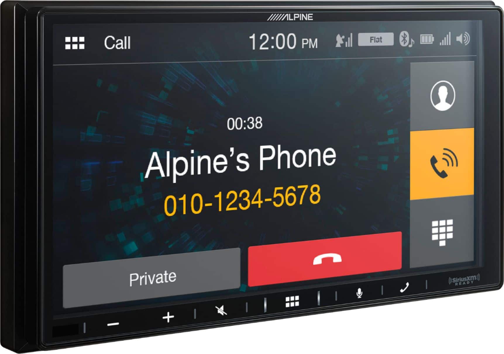 Alt View 13. Alpine - 7" - Android Auto/Apple® CarPlay™ - Built-in Bluetooth - In-Dash Digital Media Receiver - Black.
