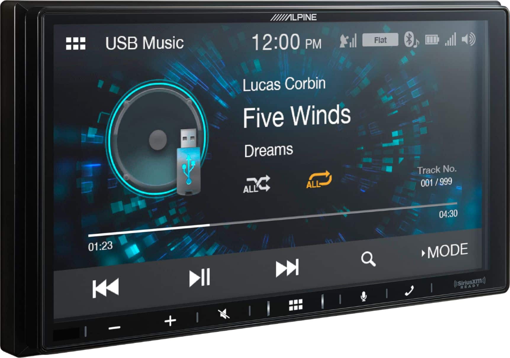 Alt View 14. Alpine - 7" - Android Auto/Apple® CarPlay™ - Built-in Bluetooth - In-Dash Digital Media Receiver - Black.