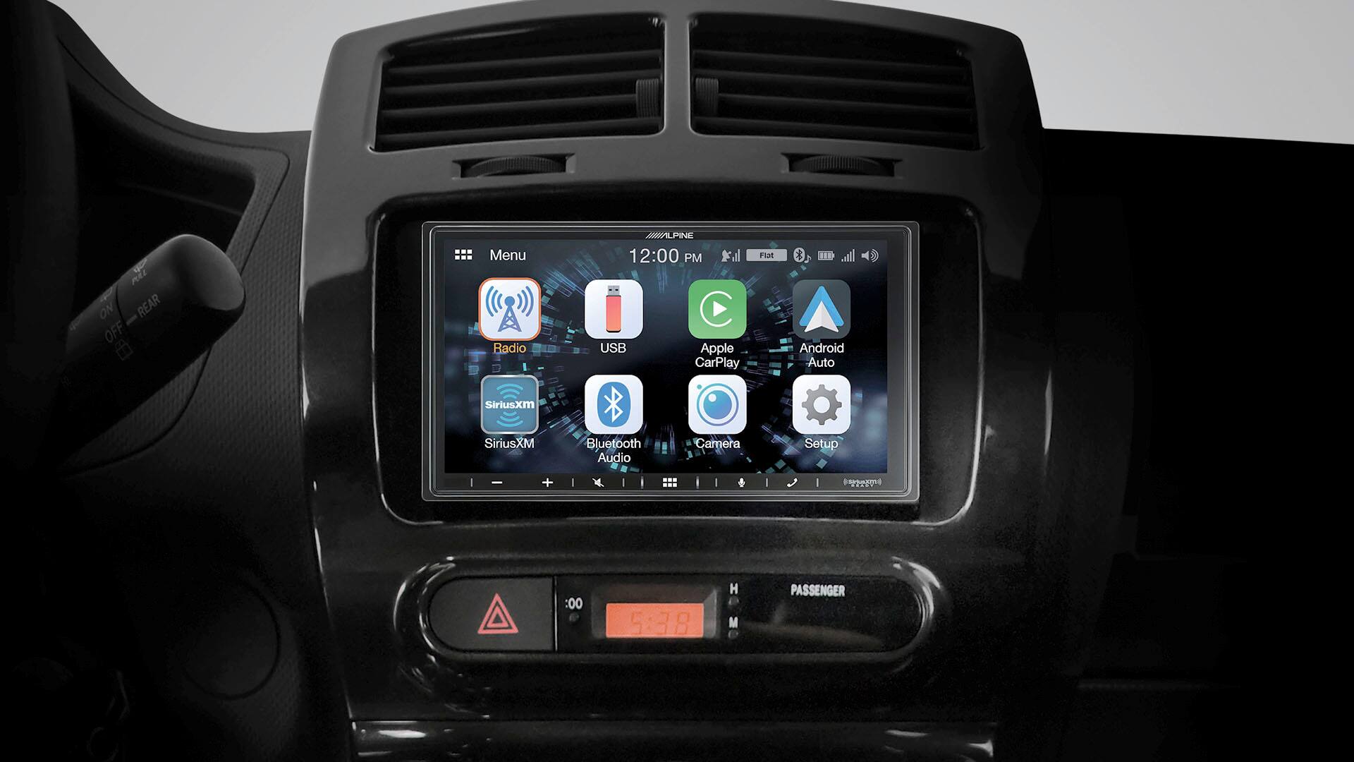 Alt View 16. Alpine - 7" - Android Auto/Apple® CarPlay™ - Built-in Bluetooth - In-Dash Digital Media Receiver - Black.