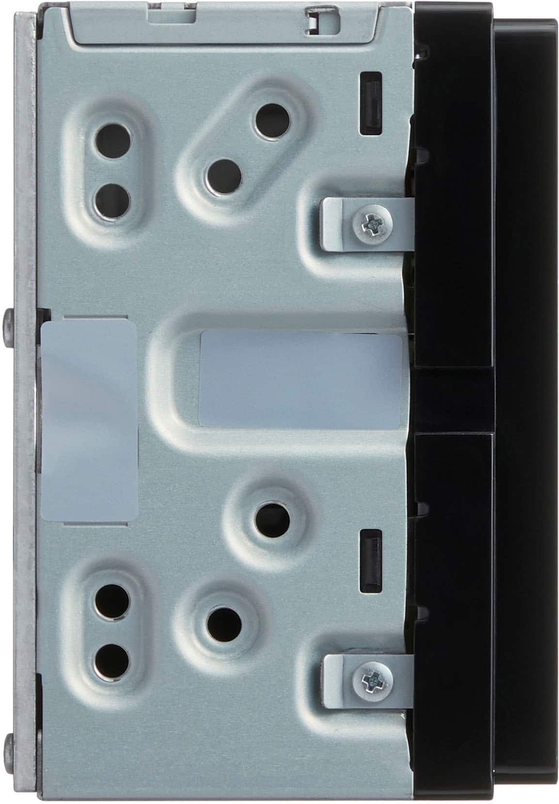 Left. Alpine - 7" - Android Auto/Apple® CarPlay™ - Built-in Bluetooth - In-Dash Digital Media Receiver - Black.