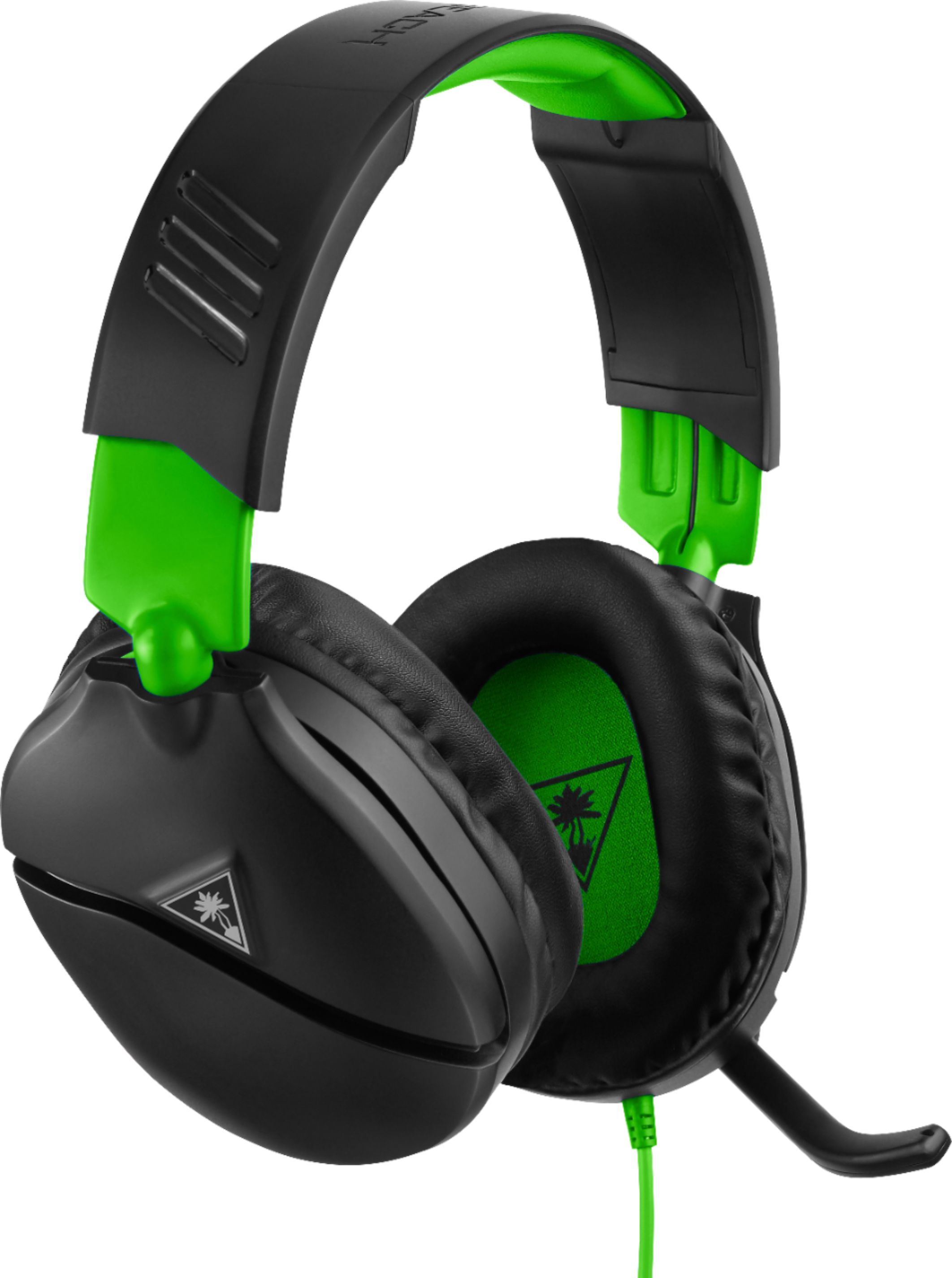 Turtle Beach Recon 70 Wired Surround Sound Ready Gaming Headset For Xbox One And Xbox Series X S Black Green Tbs 2555 01 Best Buy