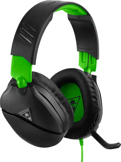 Turtle Beach Recon 70 Wired Gaming Headset for Xbox One and Xbox Series X S Black Green TBS 2555 01 Best Buy