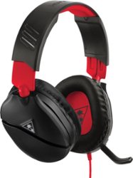 Turtle Beach - Recon 70 Wired Gaming Headset for Nintendo Switch, Xbox One, Xbox Series X|S, PS4, & PS5 - Black/Red - Angle_Zoom