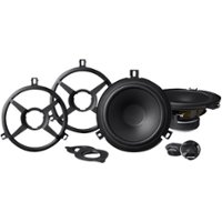 Alpine - 6-1/2" 2-Way Car Speakers (Pair) for 2007-2018 Jeep Wrangler - Black - Front_Zoom