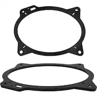 Metra - Speaker Bracket for Select 2002-2018 Toyota (Pair) - Black - Front_Zoom