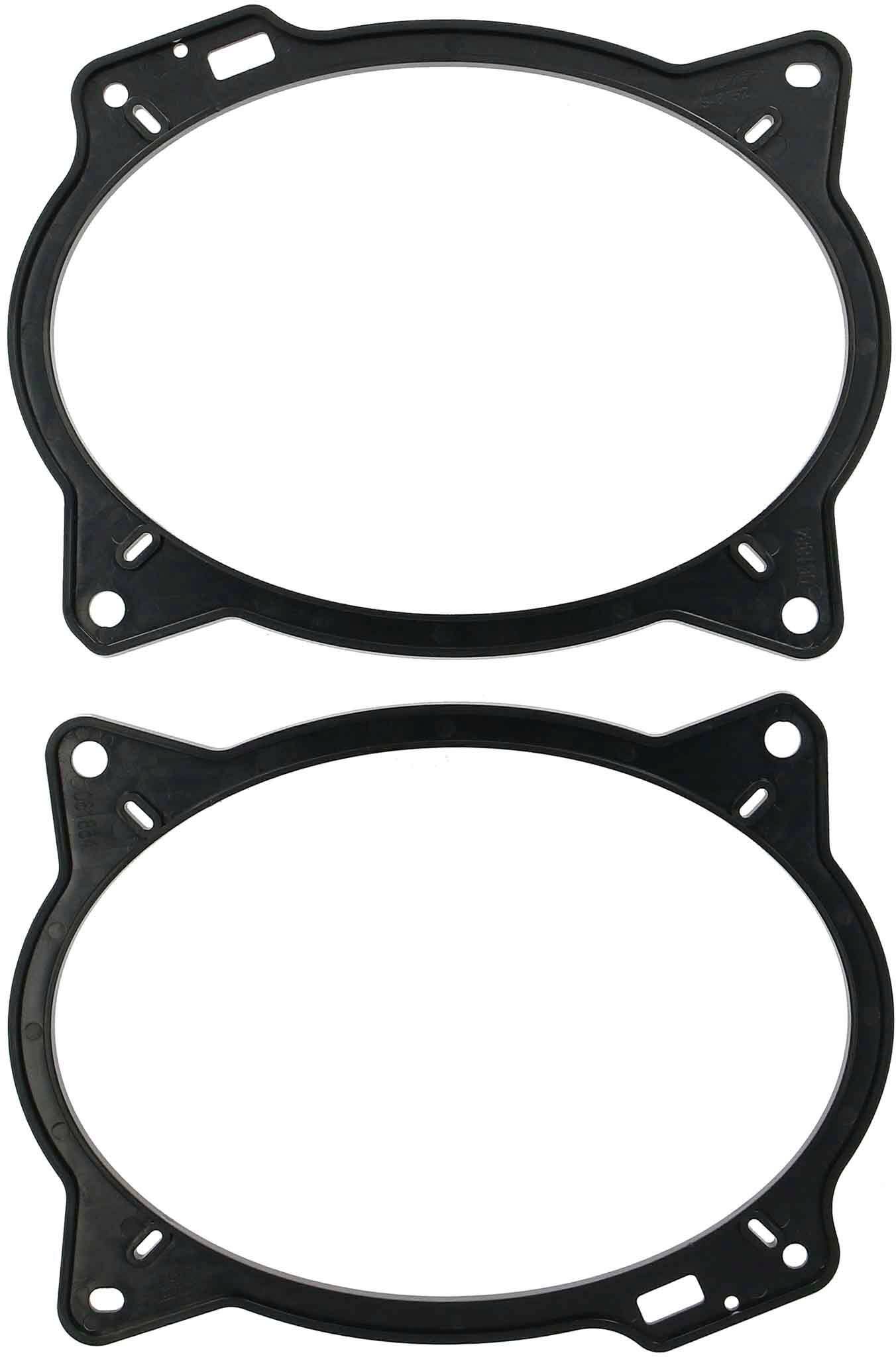 Alt View 12. Metra - Speaker Bracket for Select 2002-2018 Toyota (Pair) - Black.