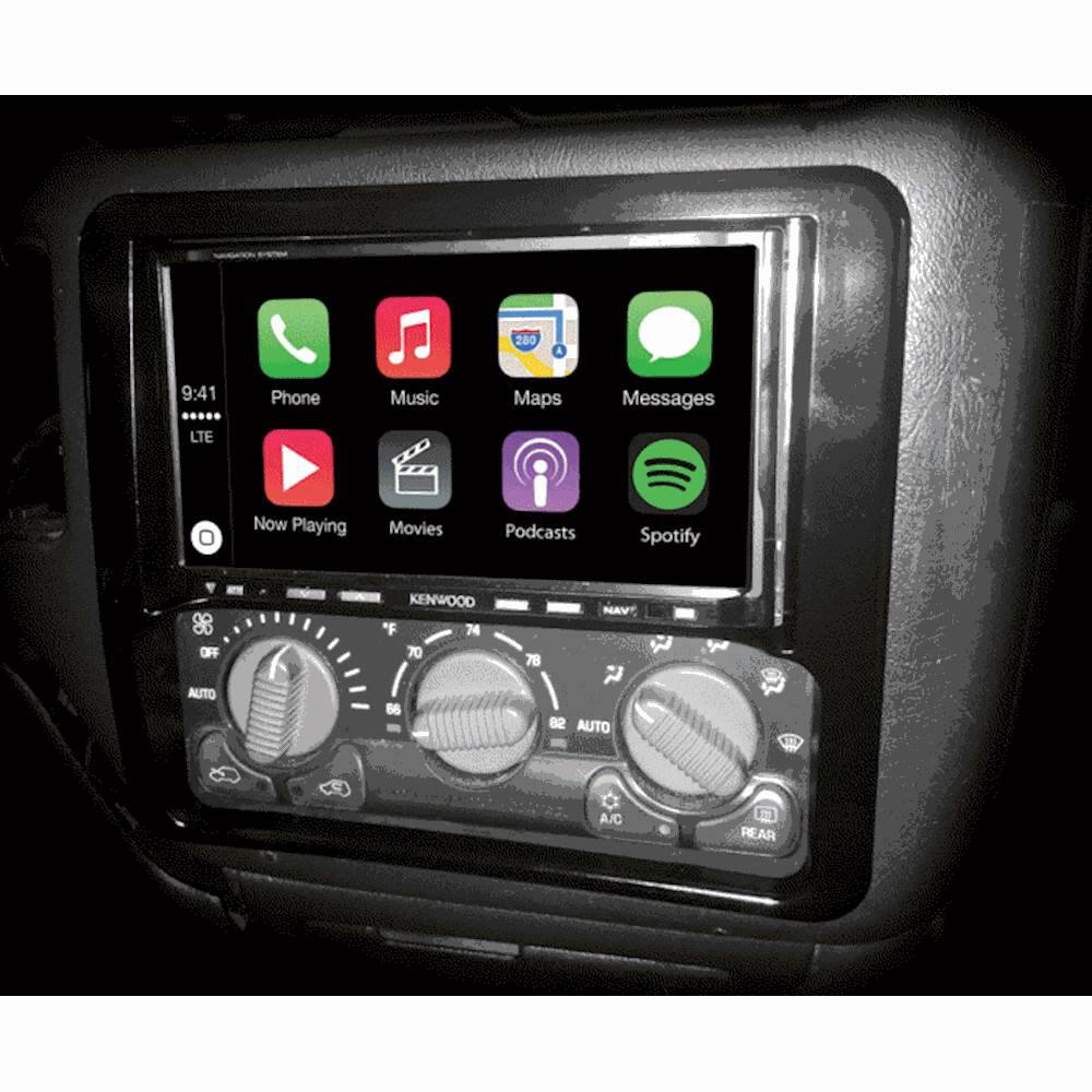 Alt View 11. Metra - Dash Kit for Select 1998-2002 Chevrolet GMC S10 Blazer Sonoma Jimmy DDIN - Black.