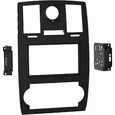Front. Metra - Dash Kit for Select 2005-2007 Chrysler 300 - Matte Black.