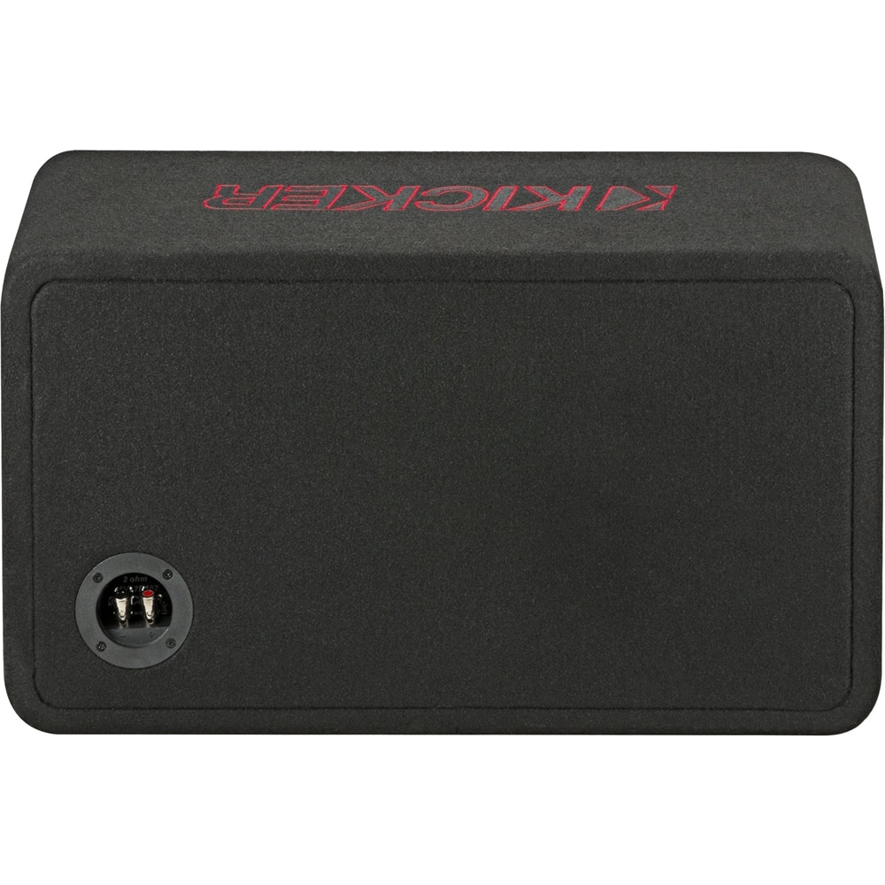 Alt View 13. KICKER - Solo-Baric L7R 10" Single-Voice-Coil 2-Ohm Loaded Subwoofer Enclosure - Black.