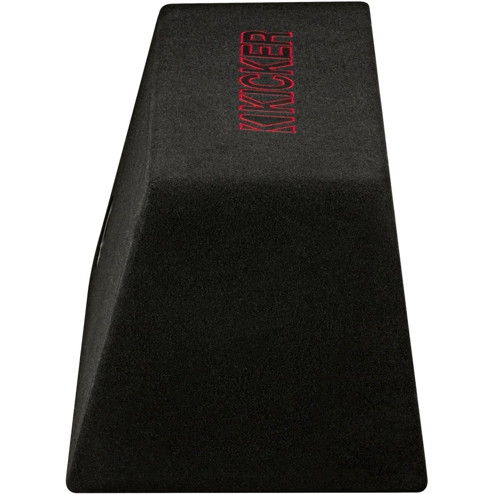 Alt View 16. KICKER - Solo-Baric L7R 10" Single-Voice-Coil 2-Ohm Loaded Subwoofer Enclosure - Black.